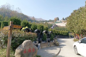 西安市鄠邑区九龙山墓园石佛区环境图