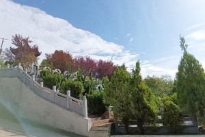 西安市蓝田县白鹿原公墓园区环境图