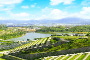 南郊骨灰寝园景观图