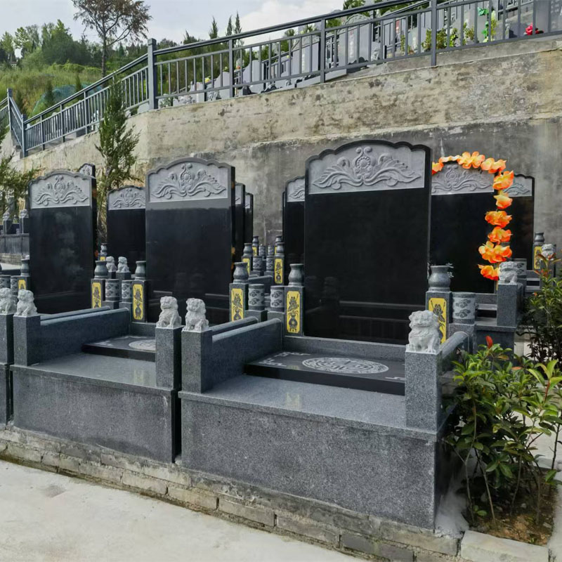 西安市蓝田县白鹿原公墓传统立碑墓型4号